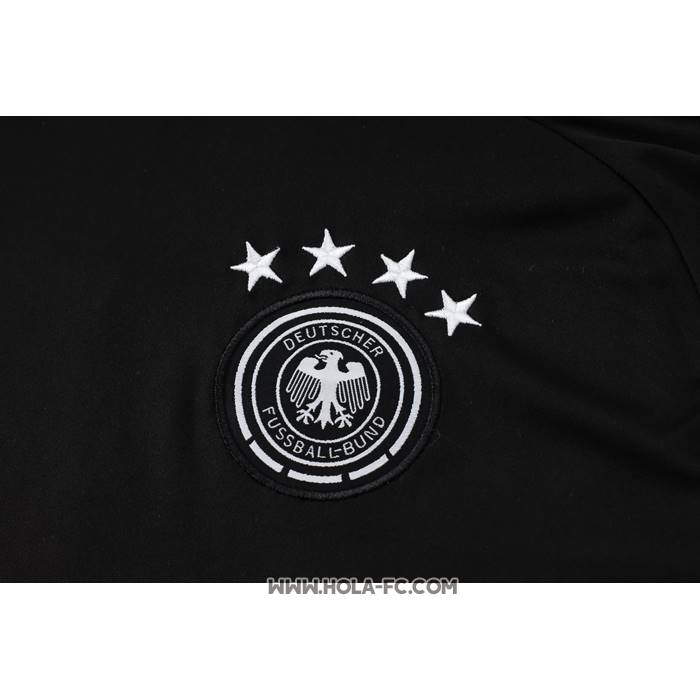 Chandal del Alemania 2024-2025 Manga Corta Negro - Pantalon Corto